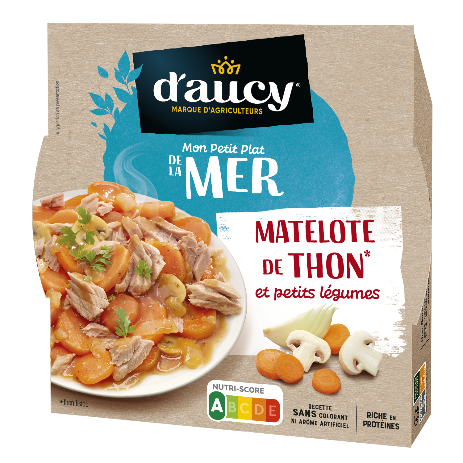 D'AUCY MATELOTE DE THON AUX PETITS LEGUMES code EAN 301780013 2425 